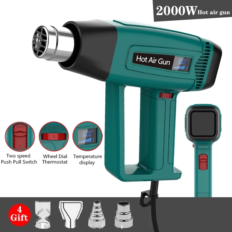 <strong>Digital Display Temperature Regulating Hot Air Gun TQR-113A</strong>