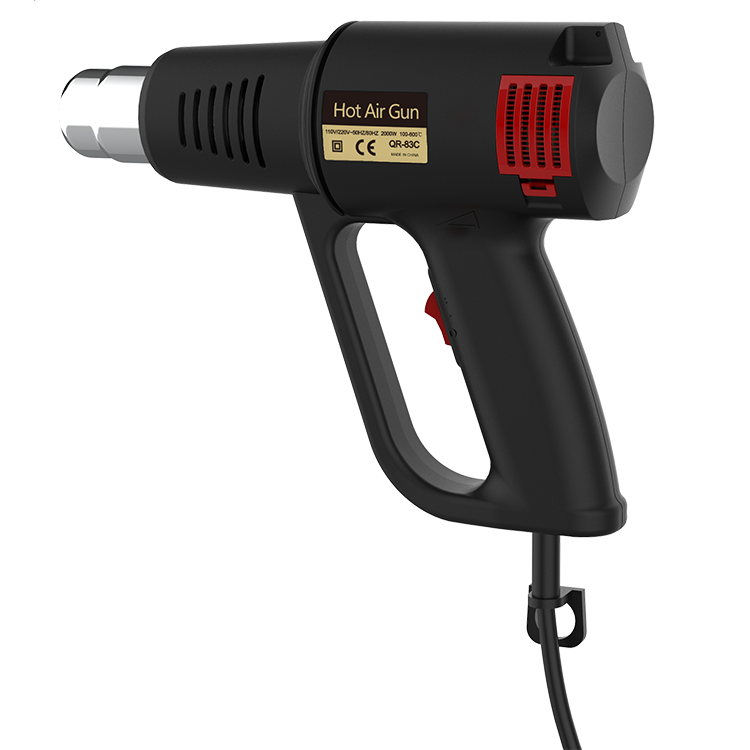 Zhejiang Tianyu industry Co. Ltd Supplier Factory Manufacturer Manufacture And Selling Professional 1600W Dual Temperature 400℃ & 600℃ Setting And Dual Air Flow 250L/min & 500 L/min Setting Hot Air Gun TQR-83C Heat Gun