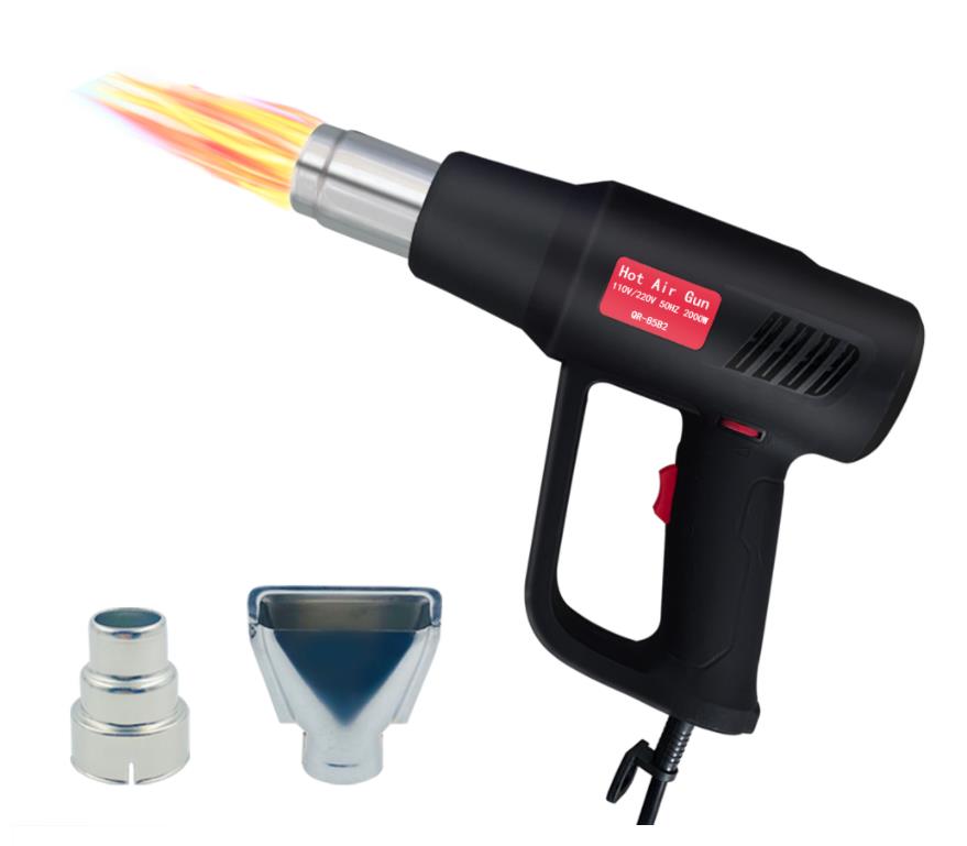 Zhejiang Tianyu industry Co. Ltd Supplier Factory Manufacturer Manufacture and Production Stepless Adjustable Temperature 50℃-500℃ Heat Gun TQR-85B2 Hot Air Gun Dual Airflow Speed Setting 250L/min & 500L/min Tool